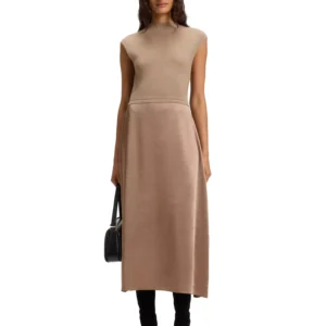 Women's Knitted Satin Dress