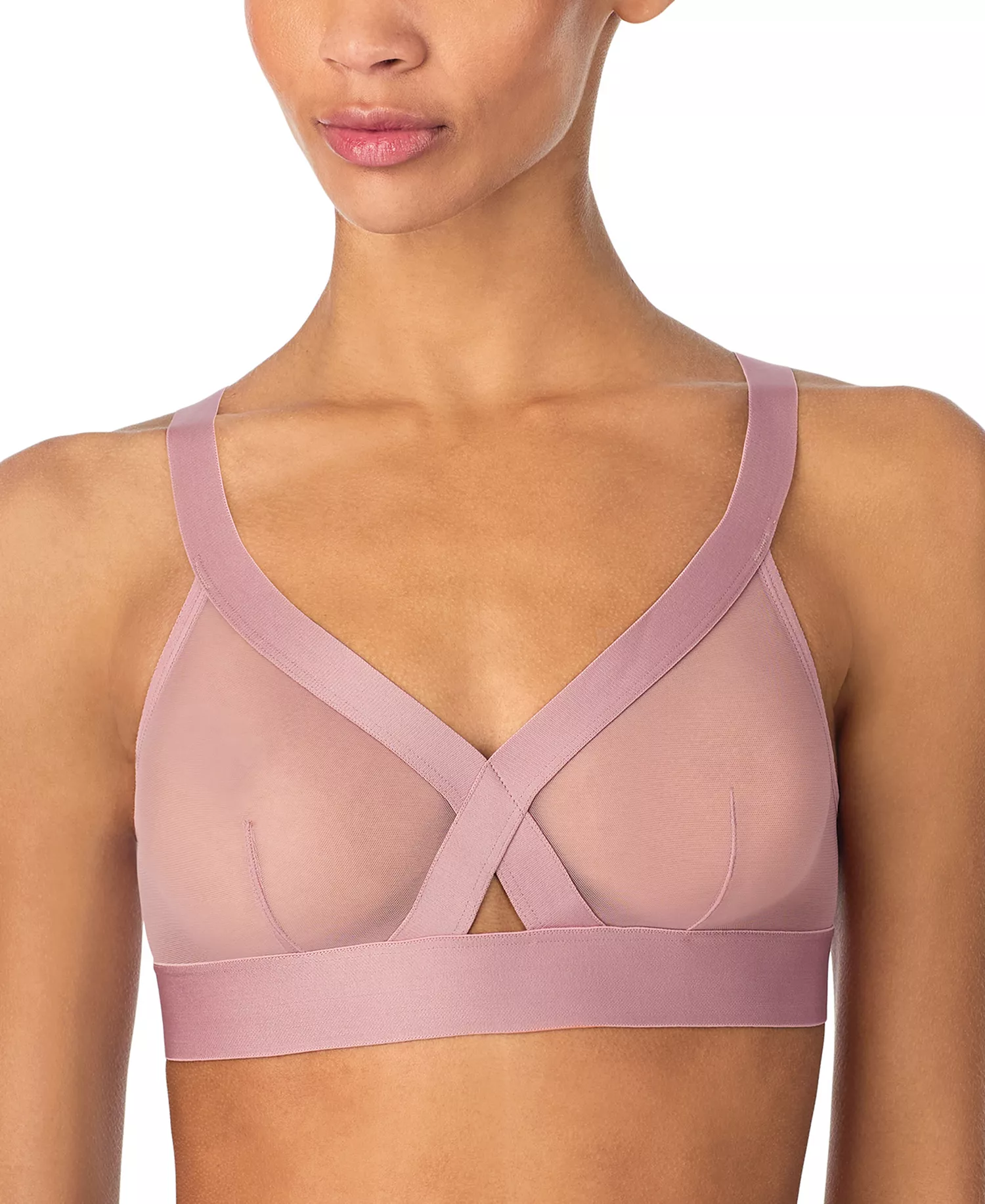 mni-787ae4f4705cdf7f5affa98b032bb3b7 Women's Sheers Unlined Mesh Bralette Bra DK4084