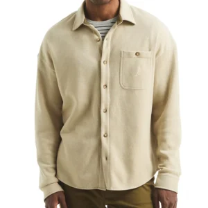 Men's Pique Double Knit Long Sleeves Shirt