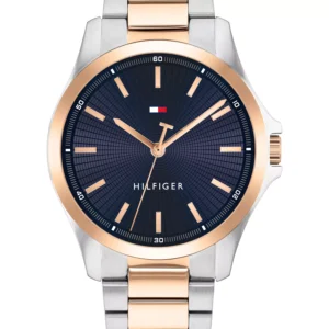Men's Quartz Two-Tone Stainless-Steel Bracelet Watch, 43mm