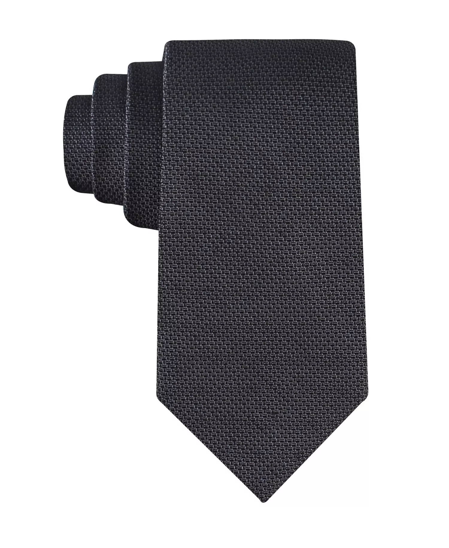 mni-79beba4ebe47503bdcdbfd713a967953 Men's Textured Solid Silk & Linen Blend Tie