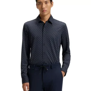 Men's Performance Slim-Fit Dress Shirt