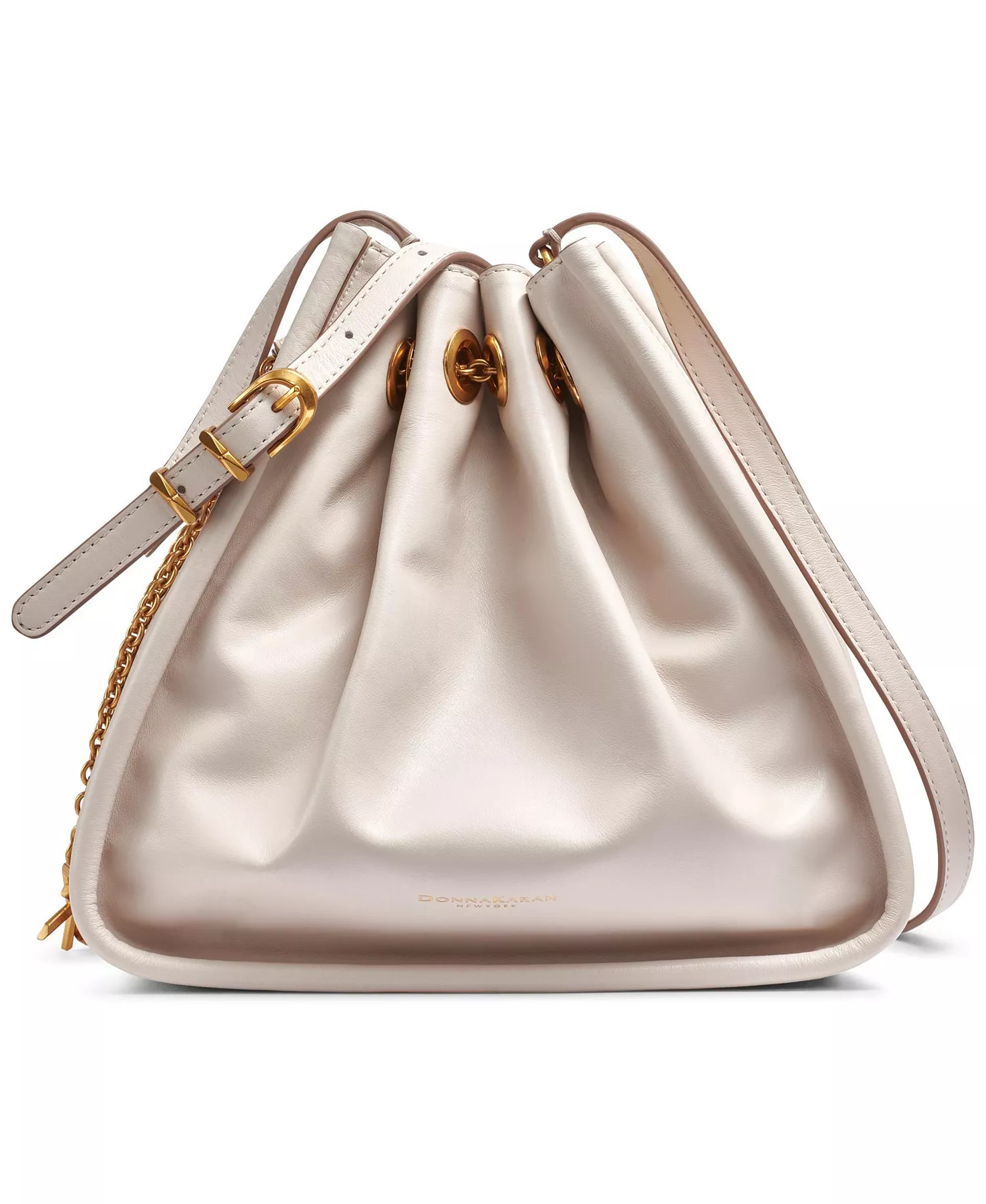 mni-7a64574fd0e79acbd670a2af646c5453 Plainview Chain Drawstring Crossbody Bag