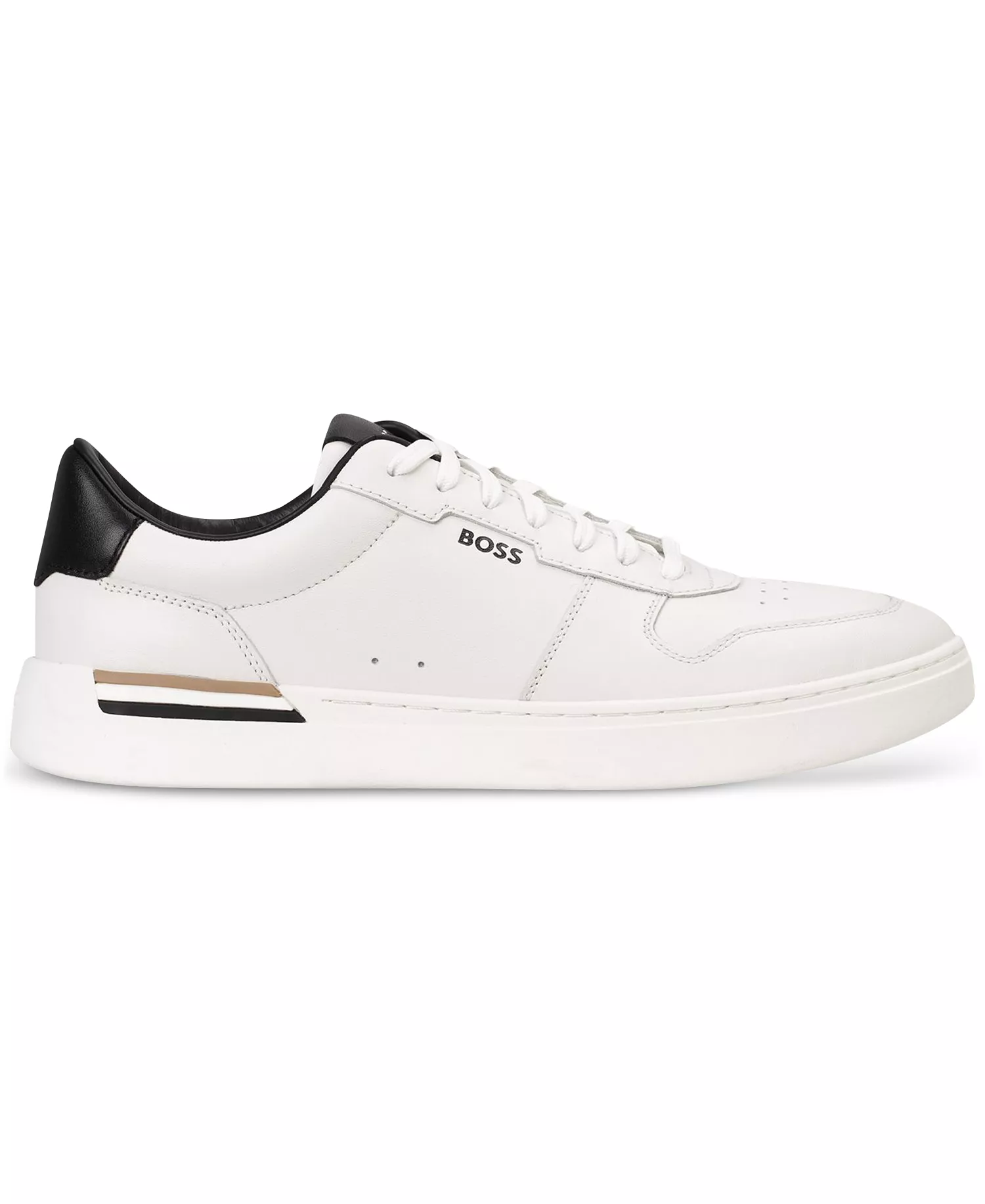 mni-7b09d8f23bb1b91717765f0a50feddf0 Men's Clint Leather Tennis-Style Sneakers