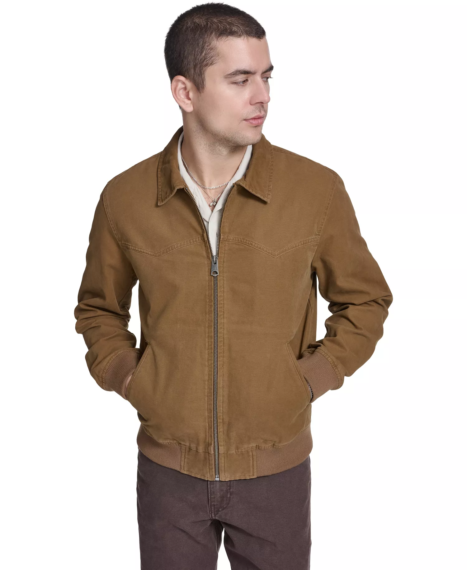 mni-7b66ce88ca3d4ee3697785e25e41e084 Men's Cotton Western Bomber Jacket