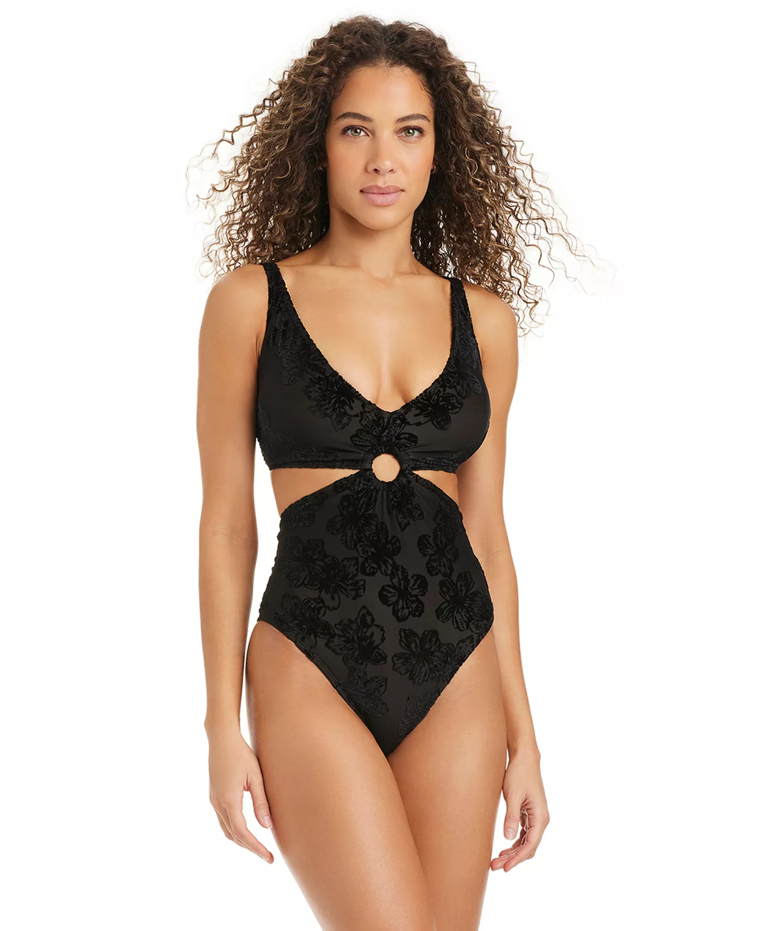 mni-7b86167ce0f12b2ae8b3988d400b8389 Women's Plunge Ring Over-The-Shoulder Monokini, Macy's Exclusive — изображение 4