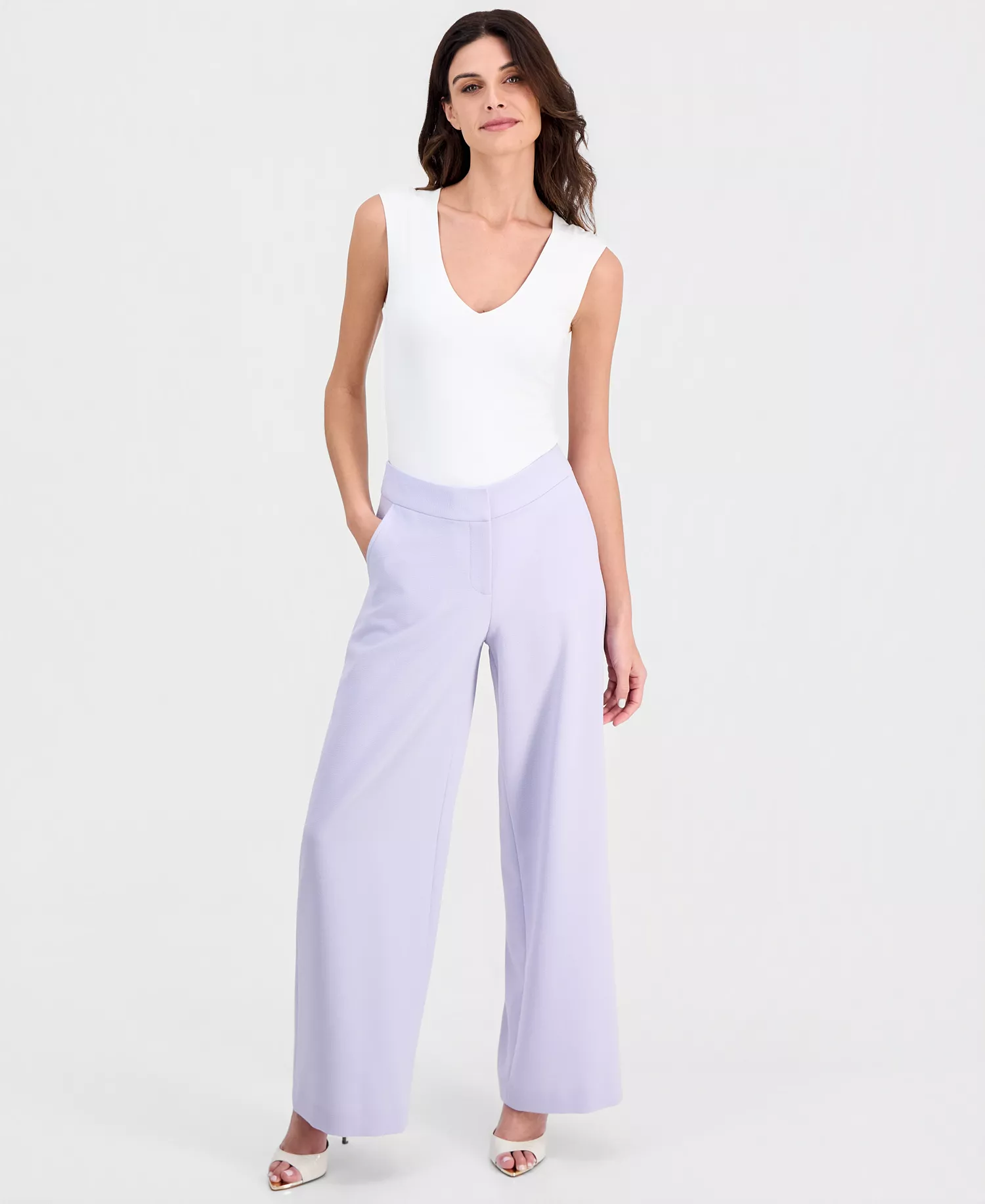 mni-7b8c4c0136d40e897b9ffa09068d4dd6 Women's Mid-Rise Wide Leg Pants — изображение 5