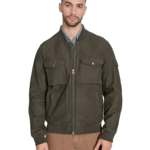 Men's Cotton Military Bomber Jacket
