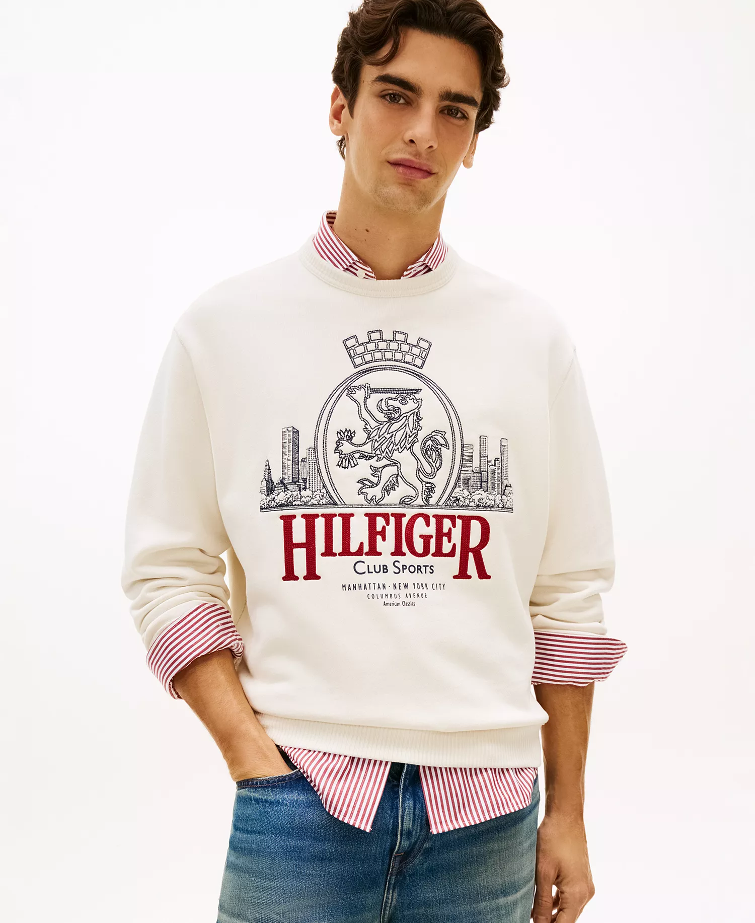 mni-7e85f1109594a1d443d80b9e937120ed Men's Crewneck Heritage Series Crest Sweatshirt