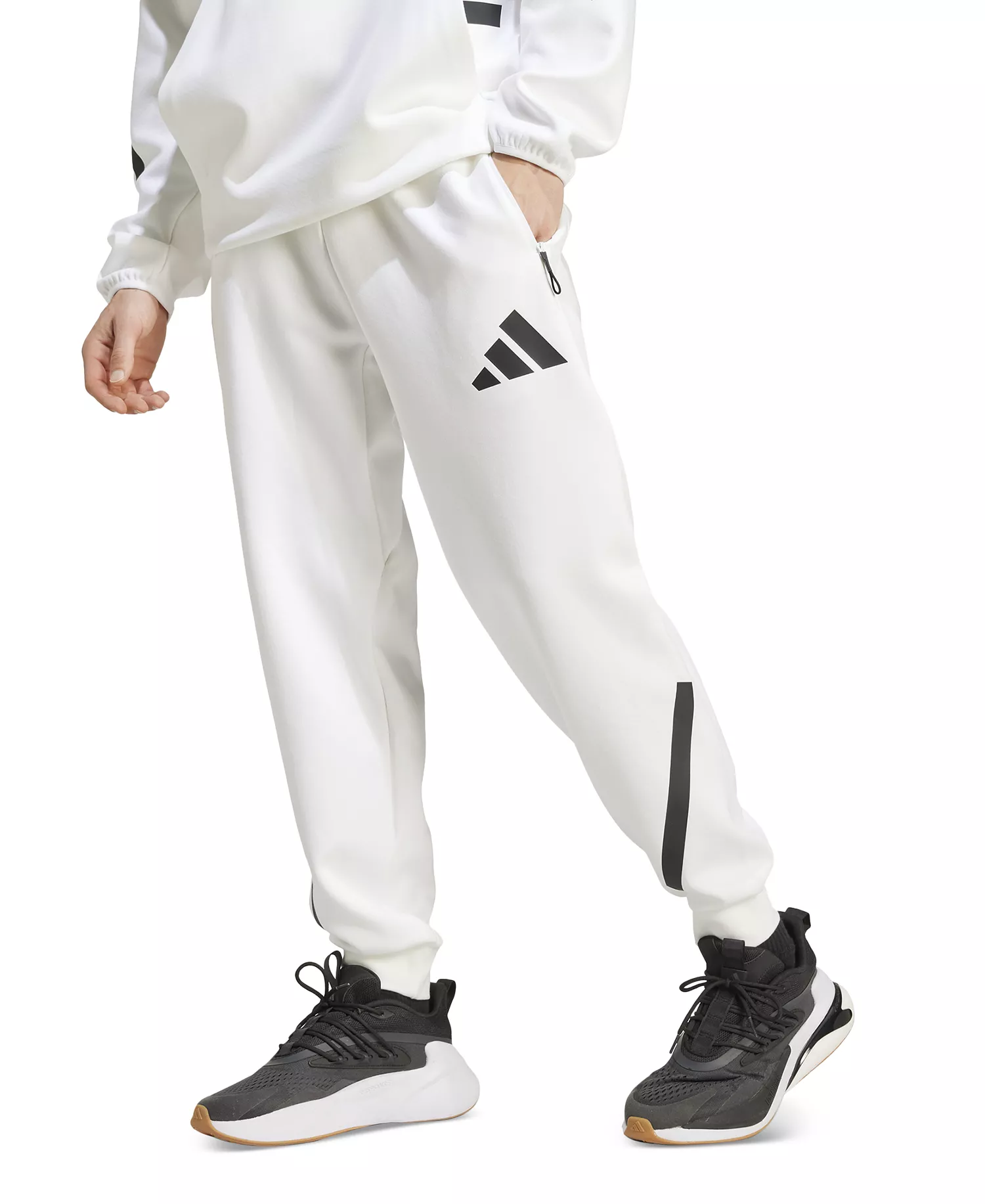 mni-7e99a4e0ea624cc3a17027bdf22b71d9 Men's Z.N.E. Elastic Drawstring Logo Track Pants — изображение 3