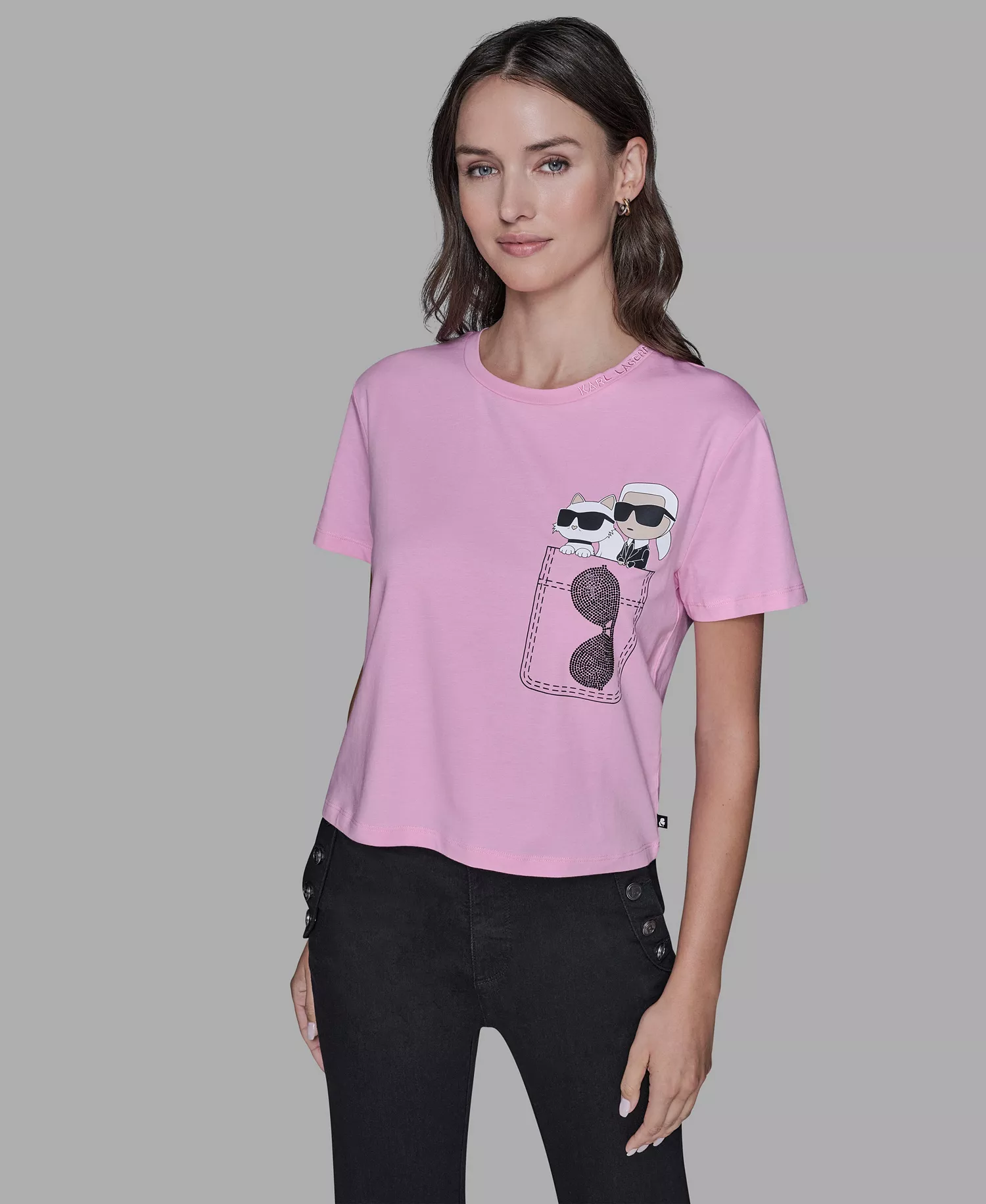 mni-7f5a69b85d823cb07c34942576091921 Women's Short-Sleeve Pocket T-Shirt