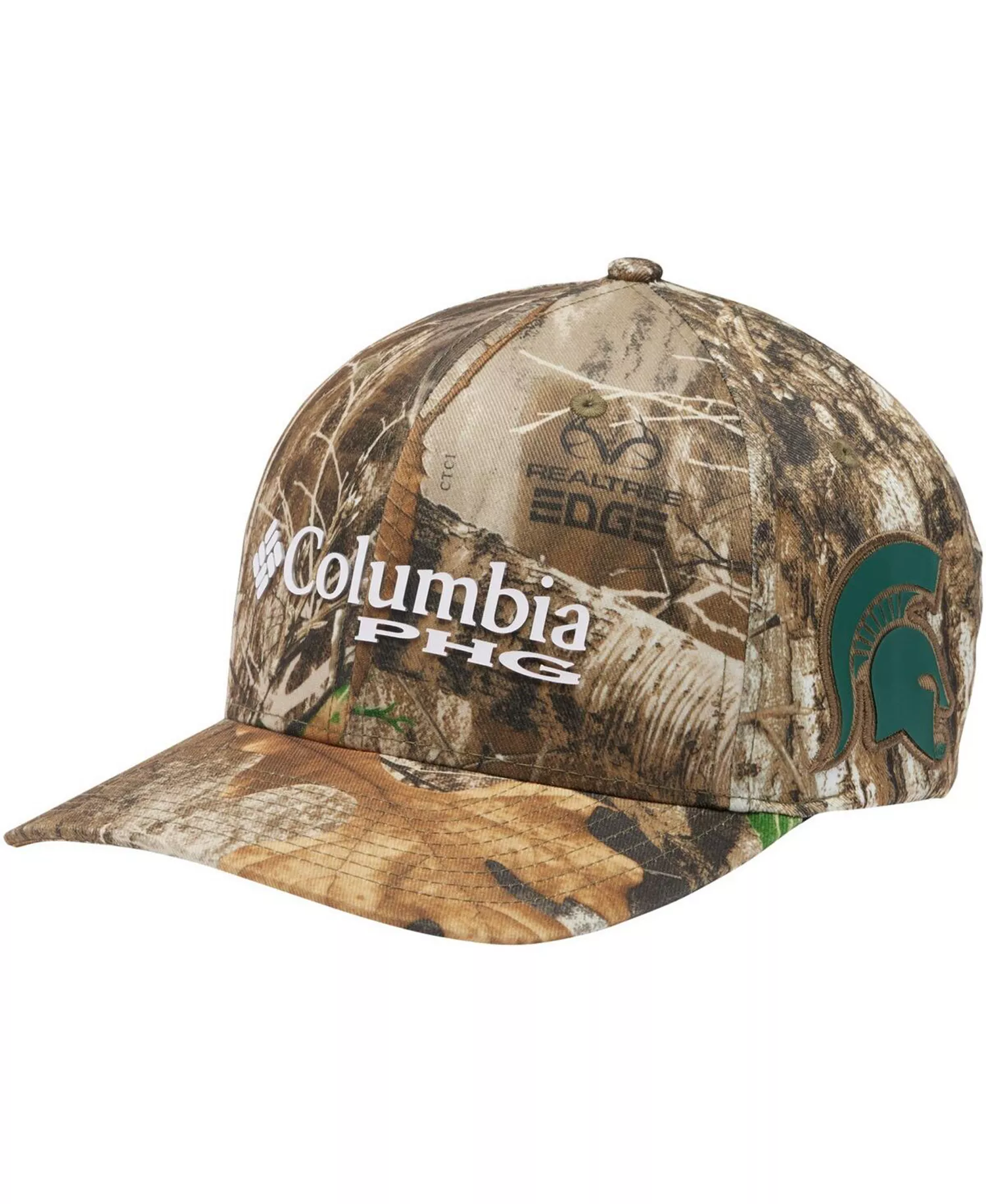 mni-7fb65e1b90f53e6daf9861ac02eeab36 Men's and Women's Realtree Camo Michigan State Spartans Mossy Oak Bottomland Flex Hat