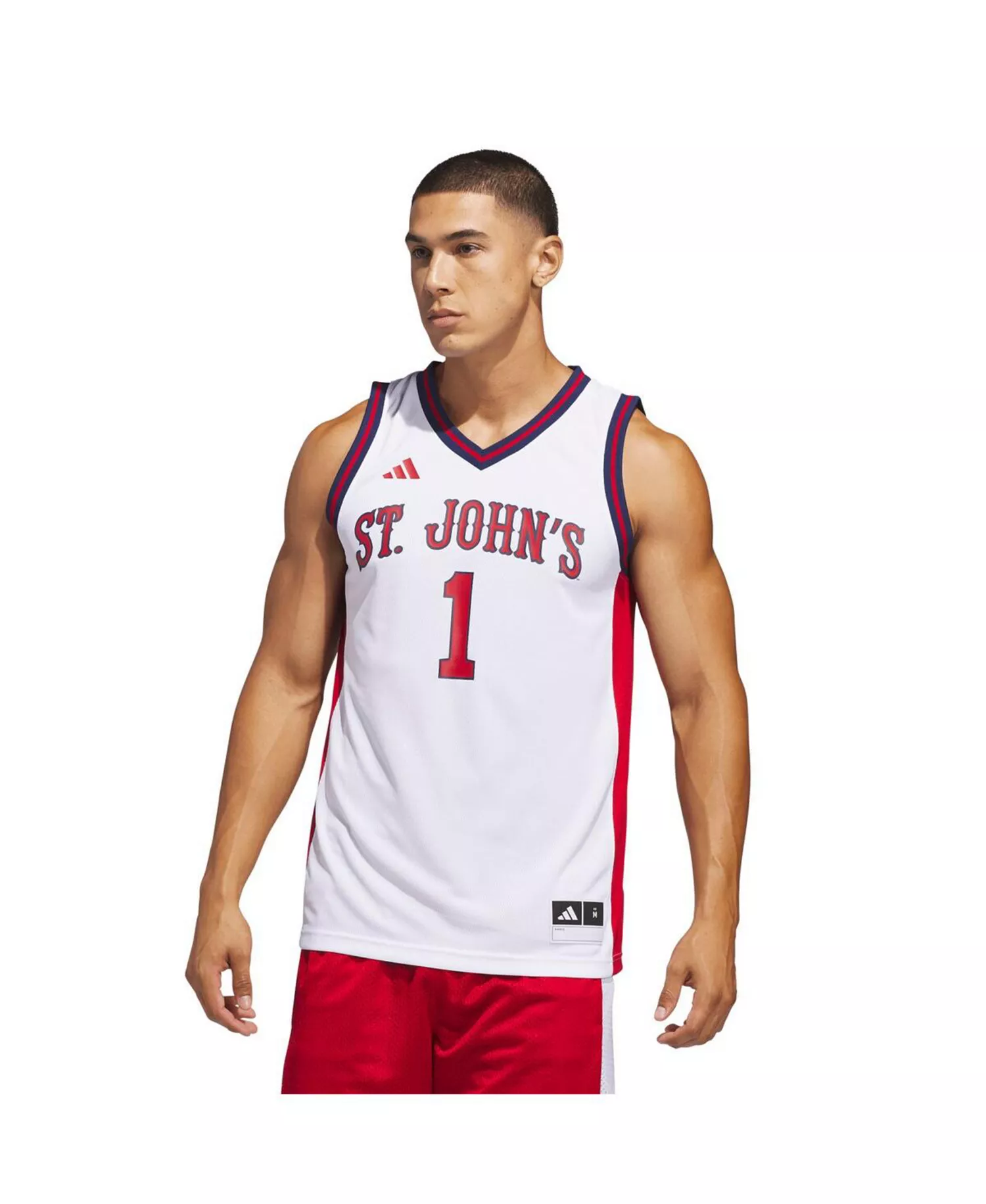 mni-802a5df0a7137f2b39446990194e87f8 Men's White St. John's Red Storm Home Replica Basketball Jersey