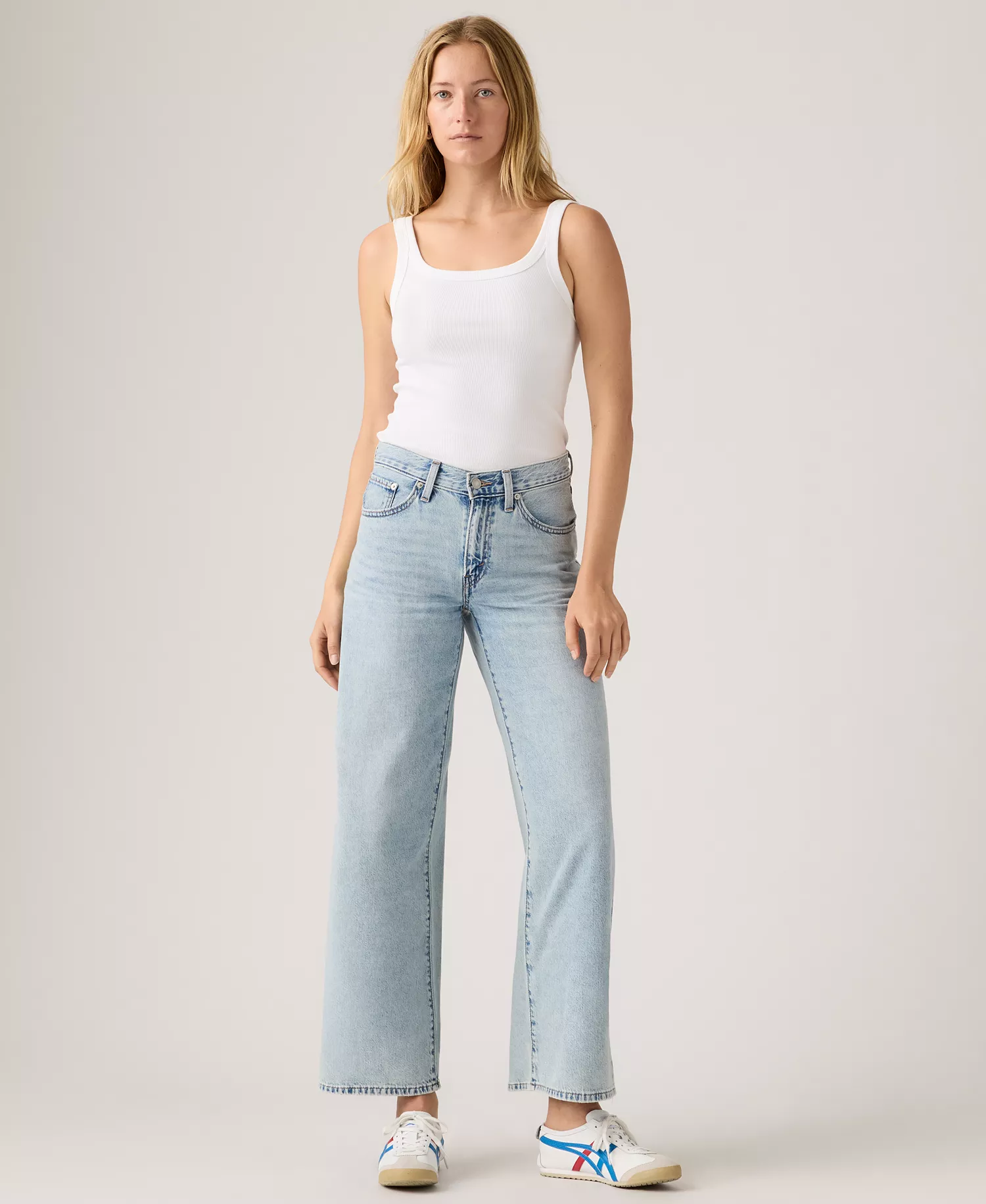 mni-802bb921c98cf567eb3a934009fd6960 Women's Middy Wide-Leg Ankle Jeans — изображение 3
