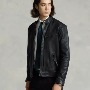 Men's Café Racer Leather Jacket