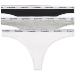 Women's Modern Logo 3-Pack Thong Underwear QD5209