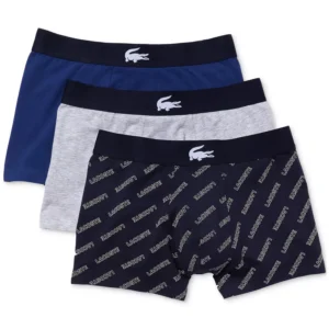 Men's 3-Pack Printed Cotton Stretch Trunks