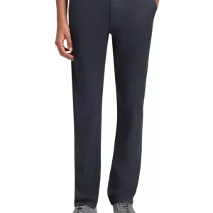 Men's Printed Stretch Cotton Slim-Fit Pants