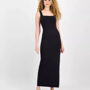 Women's Square Neck Sleeveless Maxi Dress, Exclusively at Macy's