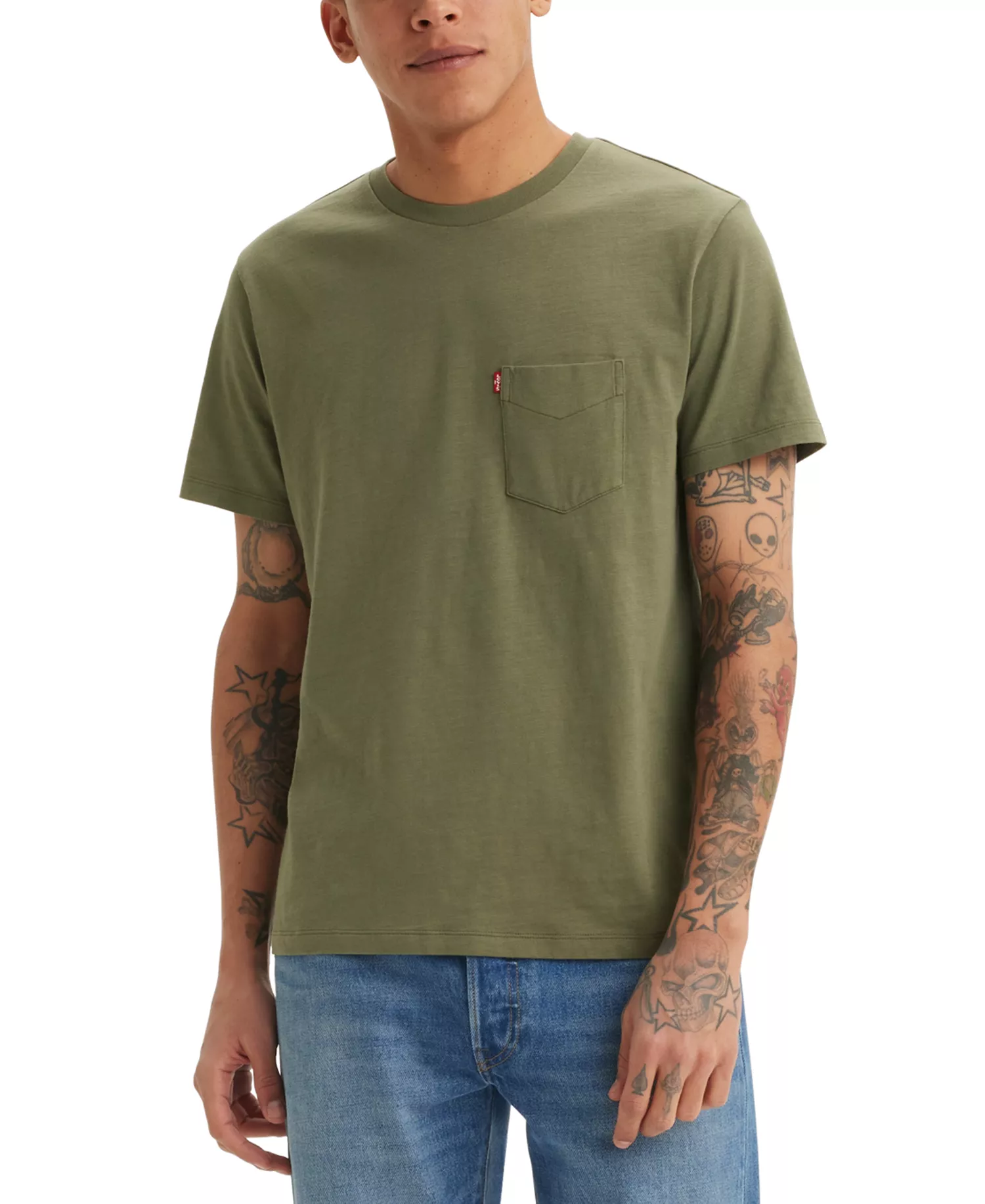 mni-83b1305721b8fb32cd721bac370c592e Men's Classic Pocket Short Sleeve Crewneck T-shirt