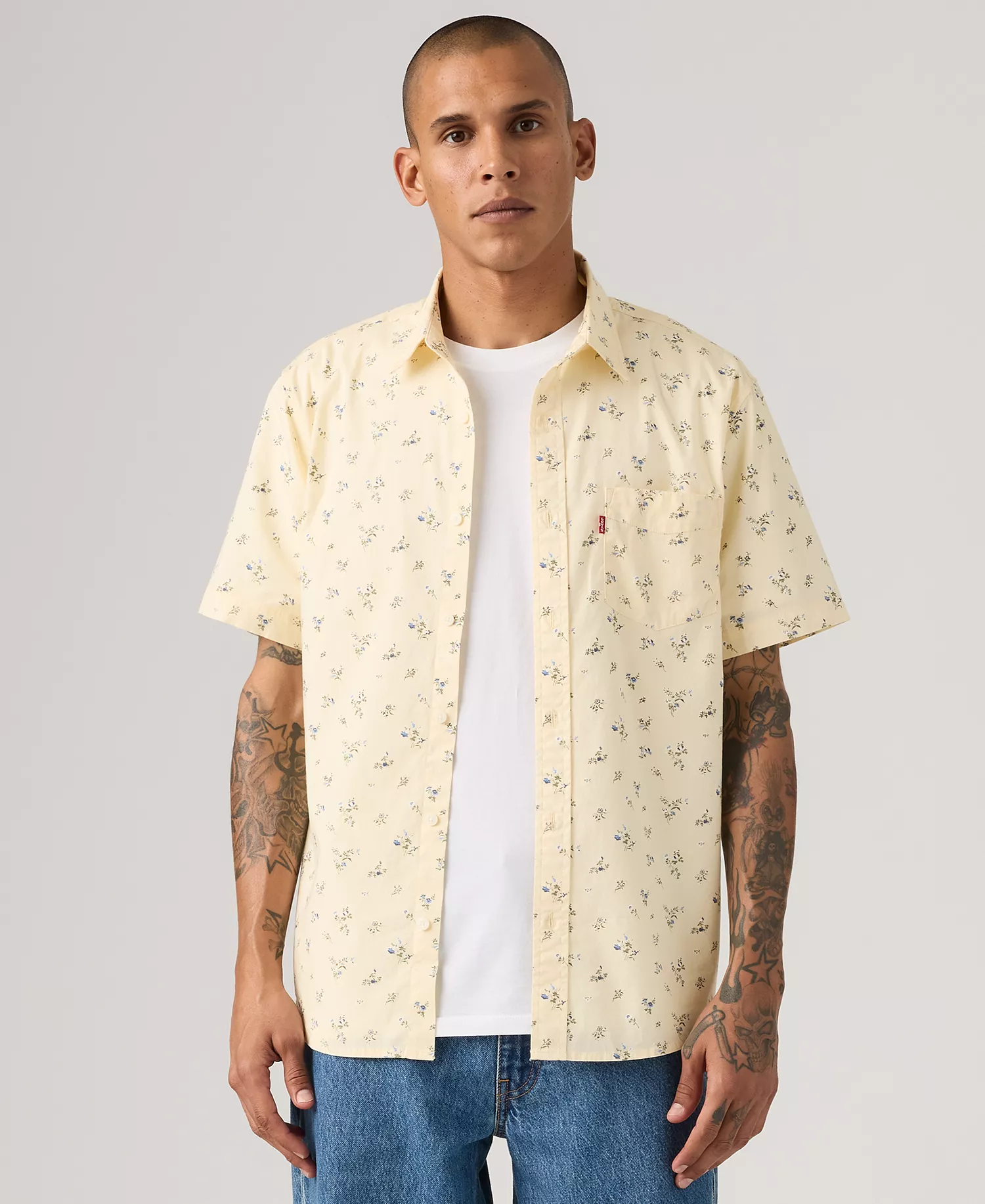 mni-83bdc29ea024ad60653336ae2885d742 Men's Classic Pocket Short-Sleeve Regular-Fit Shirt — изображение 8