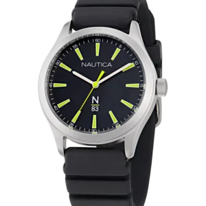 Unisex Analog Black Polyurethane Watch, 42mm