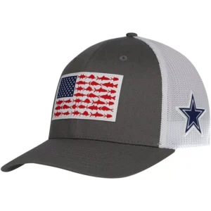 Men's Dallas Cowboys PFG Fish Flag Flex Hat