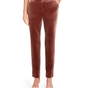 Women's Ankle-Length Velvet Pants