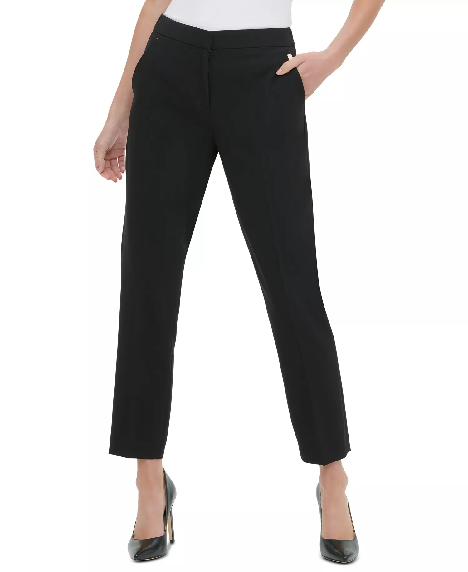 mni-8478beeed980cb180002969cfb7efb79 Women's One-Button Blazer and Sloane Slim-Leg Ankle Pants — изображение 3