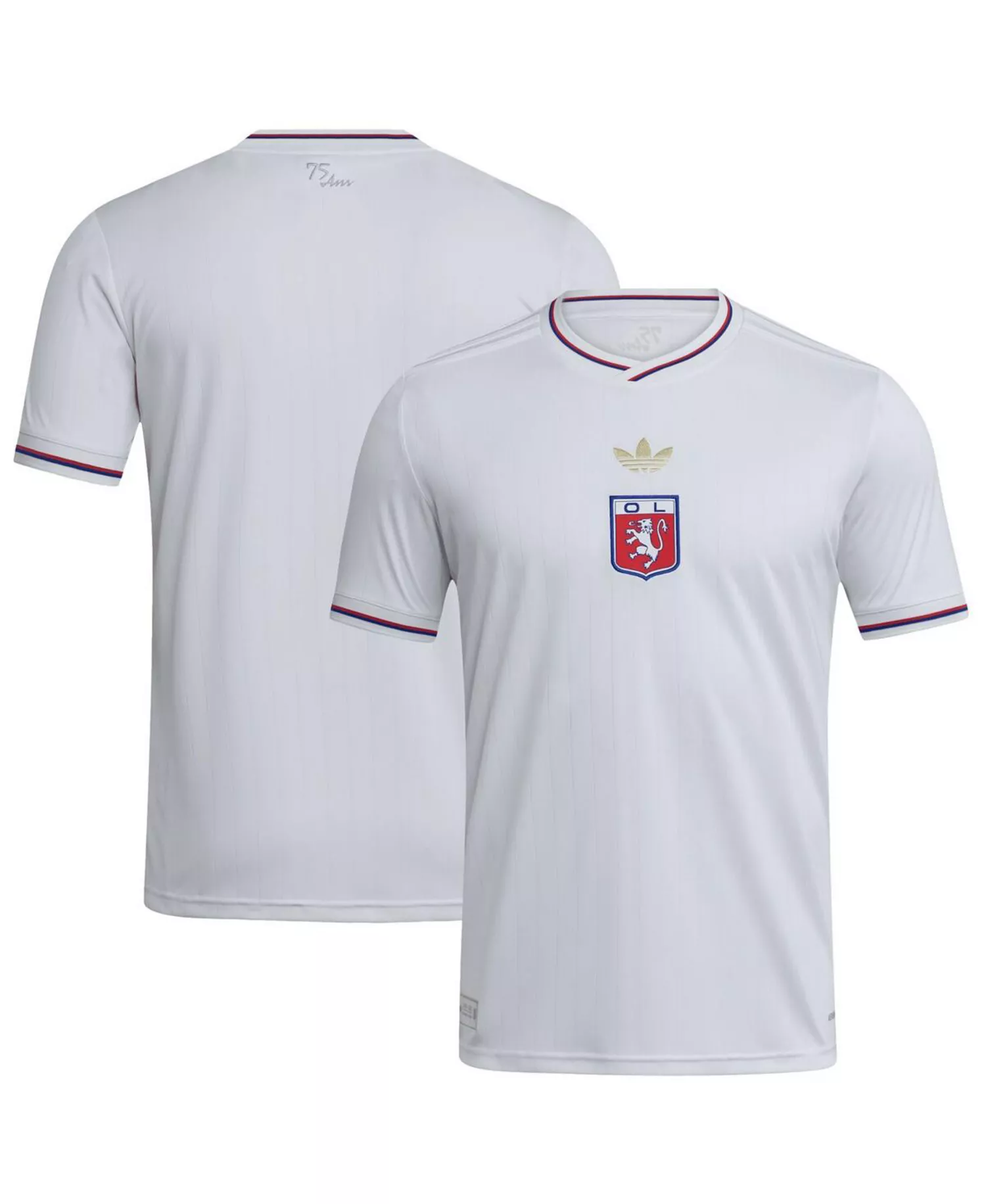 mni-853e430d6155542aa4820bd68ae1c23e Men's White Olympique Lyonnais 2025/26 Home Replica Jersey