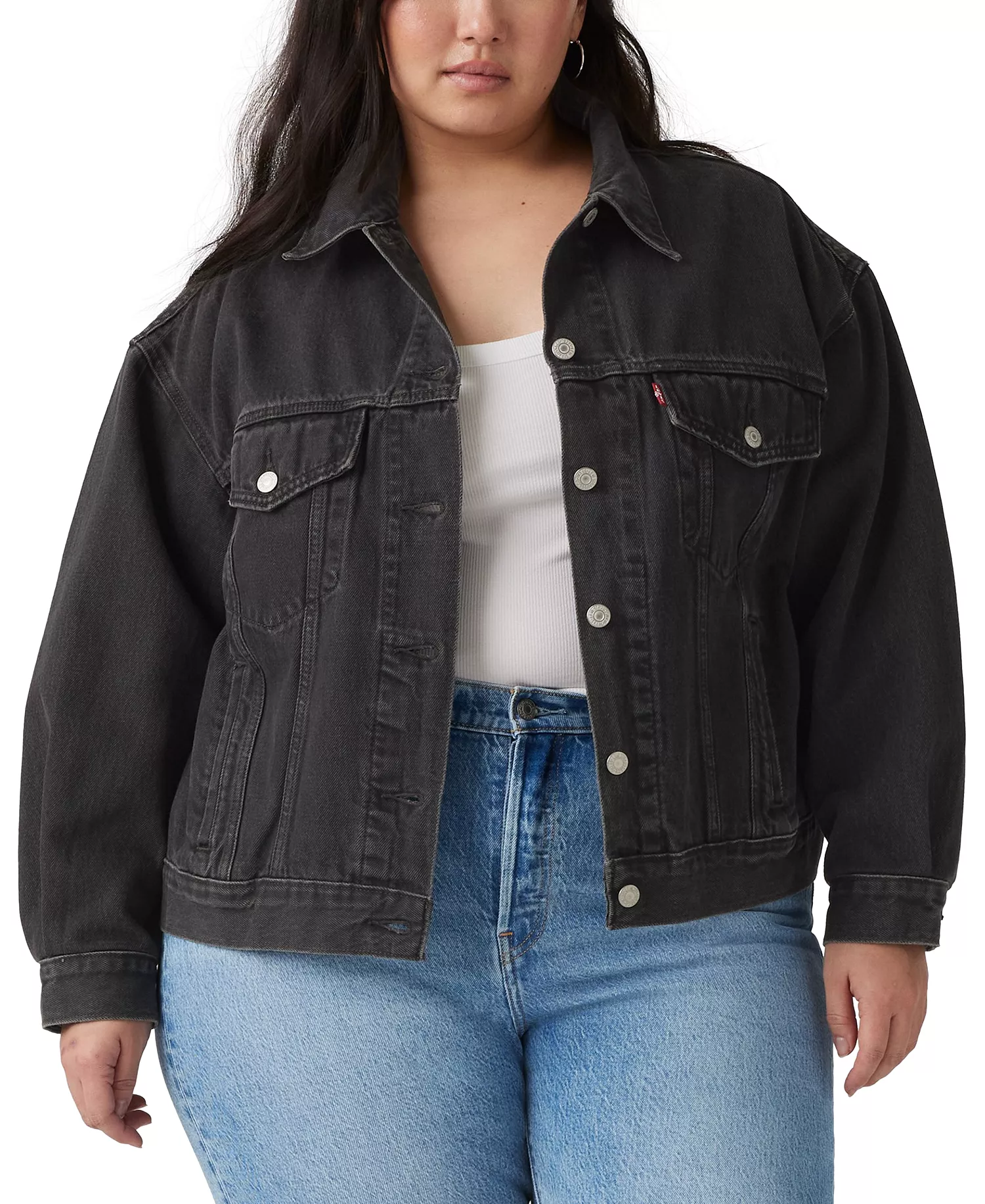 mni-85e59d261f48ba44c2ed1183aa01a031 Women's 90s Cotton Trucker Jacket — изображение 3