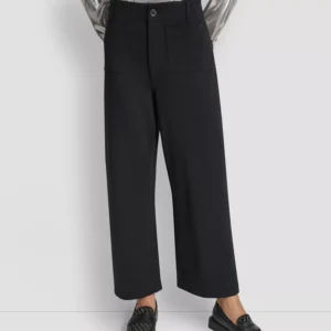 Women's High-Rise Cropped Wide Leg Pants