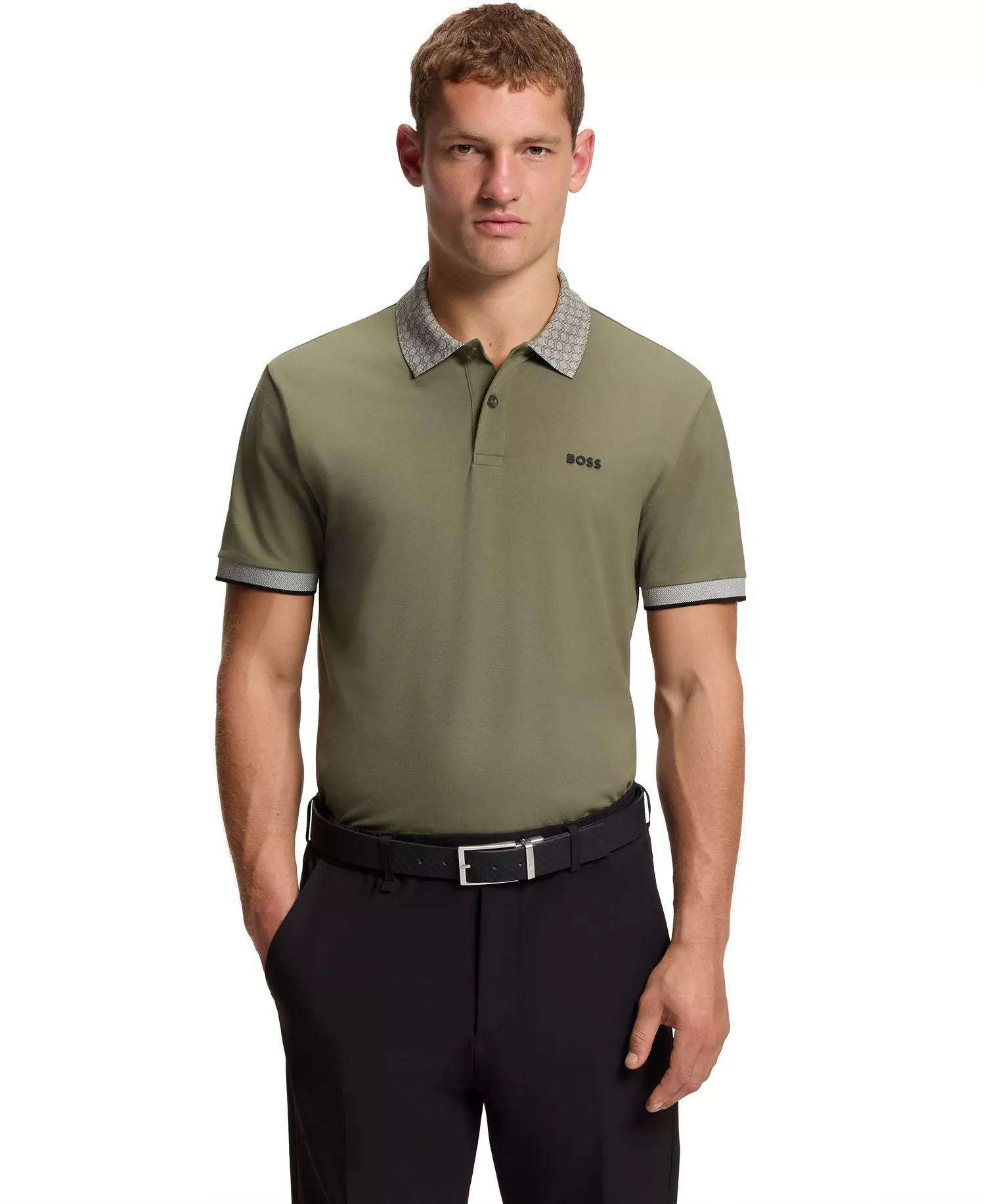 mni-87b15cfbc5a0101bec4ffdeebcddc958 Men's Stretch Cotton Moisture Management Paddy Polo Shirt