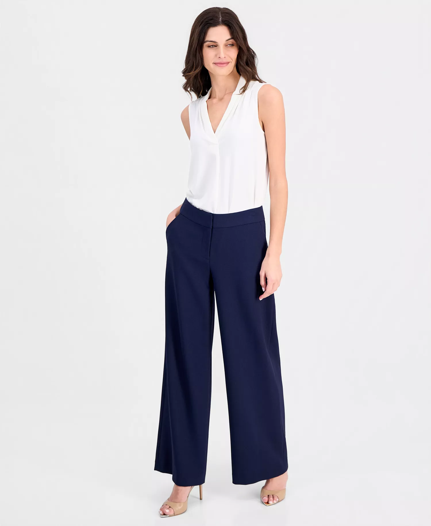 mni-884b47d6cc03f6e6e4fe385556dfc0c8 Women's Mid-Rise Wide Leg Pants — изображение 7