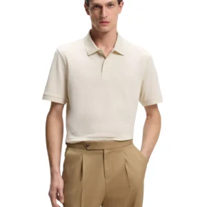 Men’s Cotton Piqué Pallas Embroidered Logo Polo Shirt