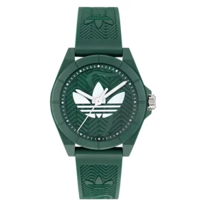 Unisex Analog Green Resin Watch, 41mm