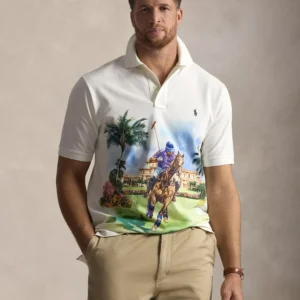 Men's Big & Tall Graphic Polo Shirt