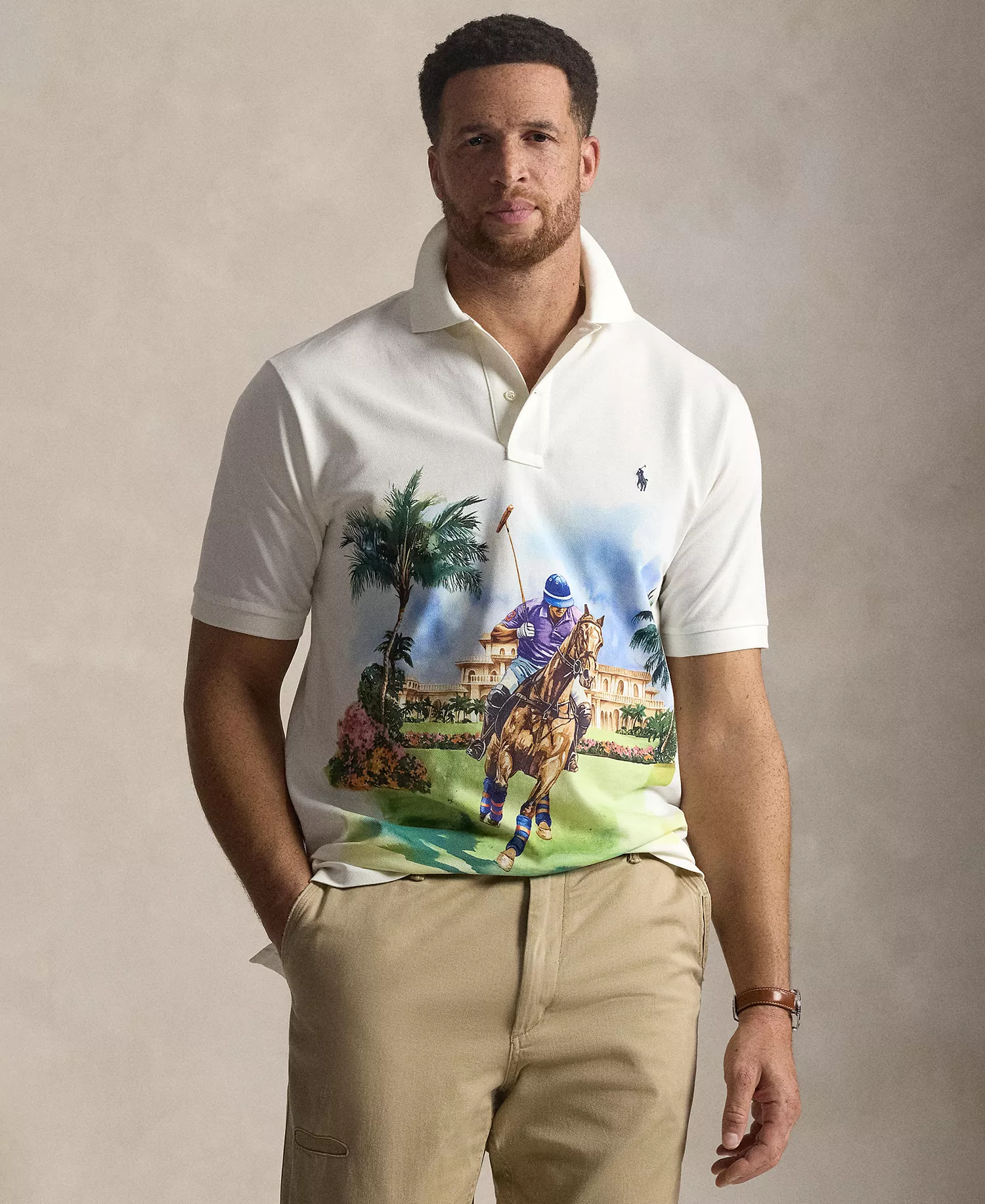 mni-8af8e46d5173a53e4e6337718df01f31 Men's Big & Tall Graphic Polo Shirt