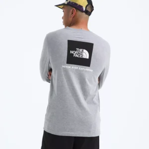 Men's Long Sleeve Box Never Stop Exploring T-shirt