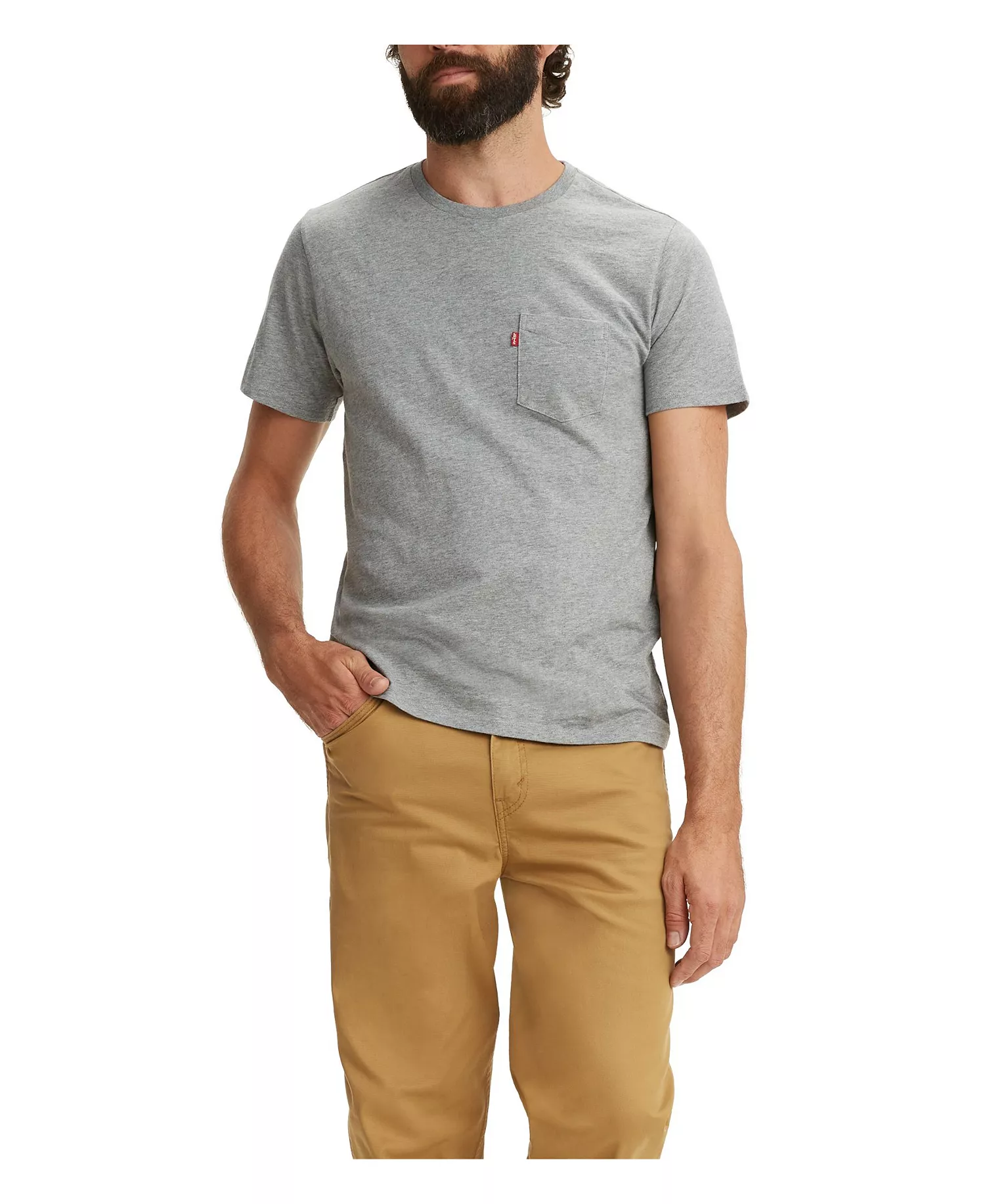 mni-8cd6f925d31be5addc06166ae3fd2900 Men's Classic Pocket Short-Sleeve Crewneck T-shirt — изображение 4