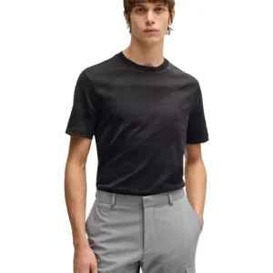 Men's Two-Tone Jacquard T-Shirt