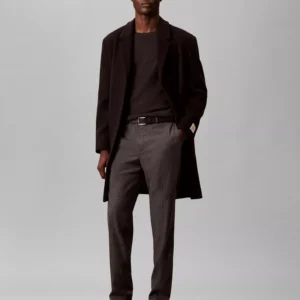 Men's Slim-Fit Check Trouser Pants