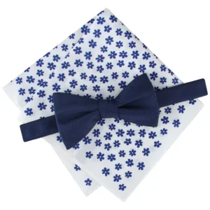 Men's Bow Tie and Pocket Square, 2-Piece Set
