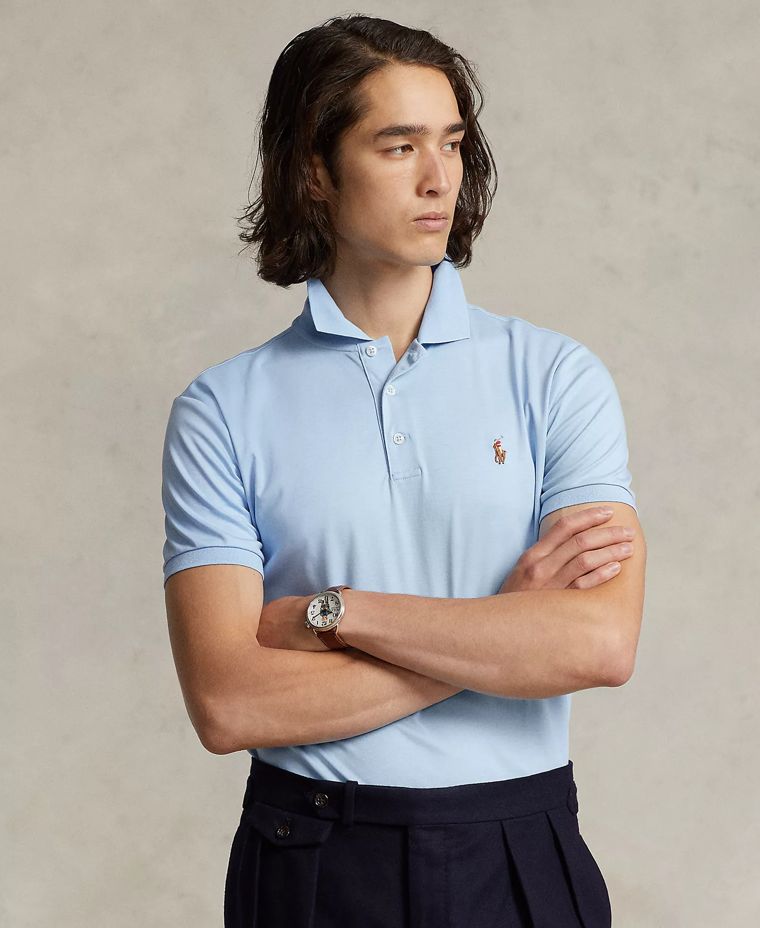 mni-8e8d12230c2fab62d6911188a0279e31 Men’s Slim-Fit Soft Cotton Polo Shirt — изображение 5