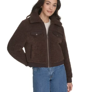 Women's Sherpa Zip-Front Jacket