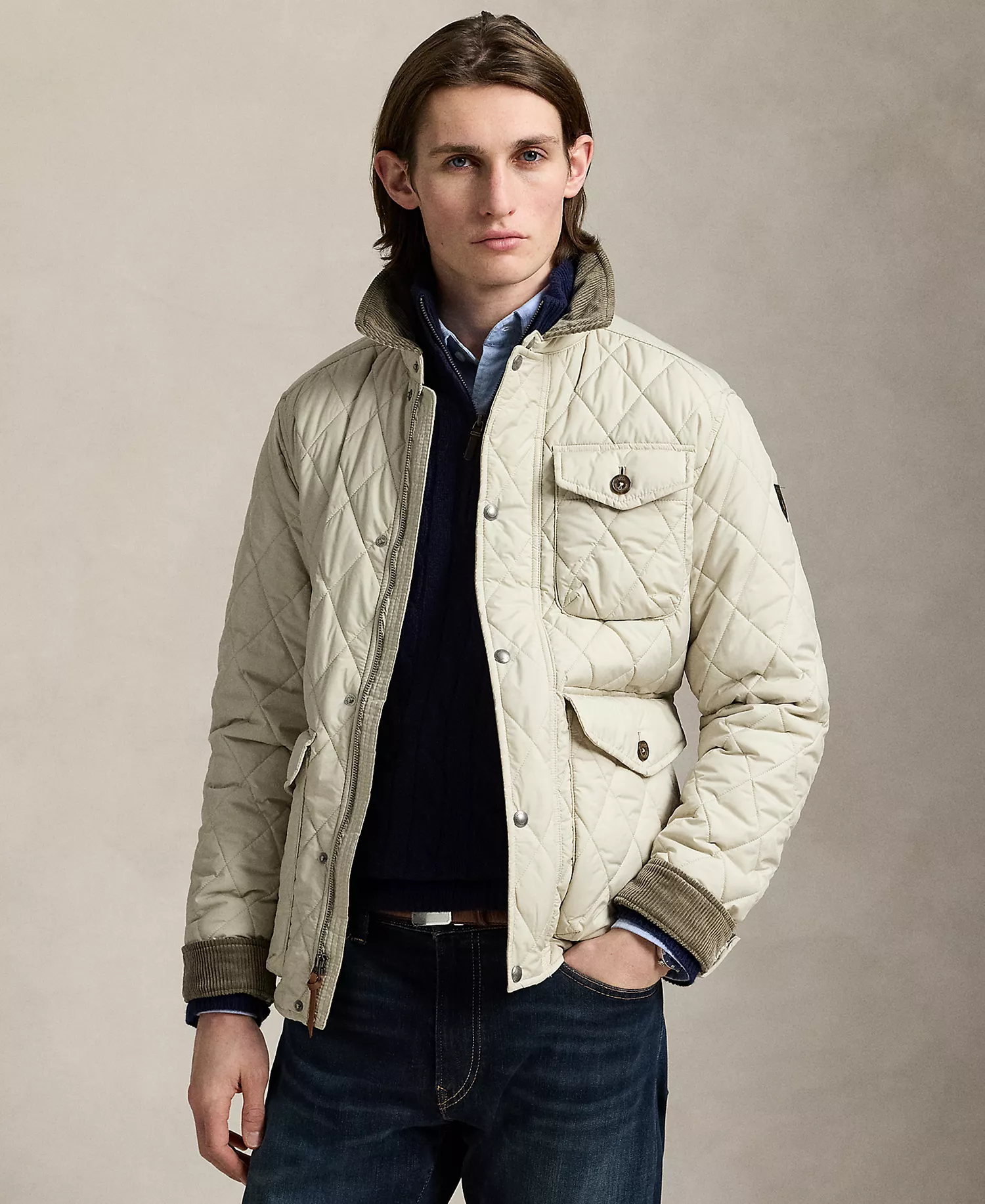 mni-90afa30b2e1a281101b40e0e47f2d22e Men's Beaton Quilted Water-Repellent Full-Zip Jacket