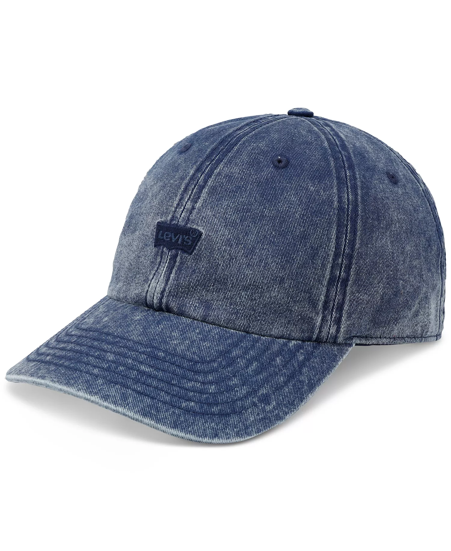 mni-91268ff22ab7a96fecbb55e7fcd34a4a Men's Snow Washed Batwing Logo Baseball Hat — изображение 3
