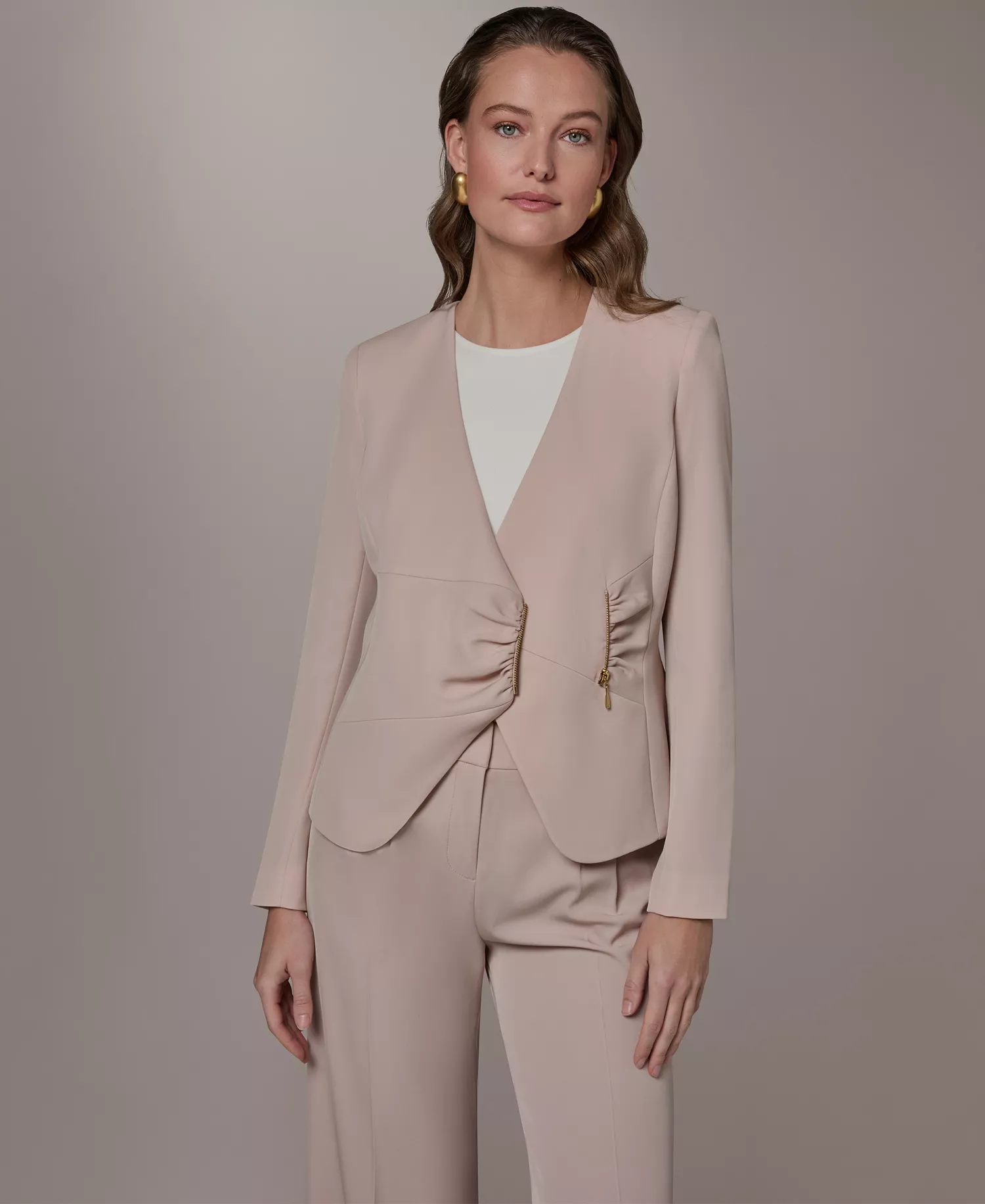mni-912ab1bfa82c5037f110d4130ac0f8d7 Women's Side Ruched Jacket