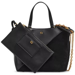 Setauket Leather & Suede Convertible Crossbody with Chain Strap