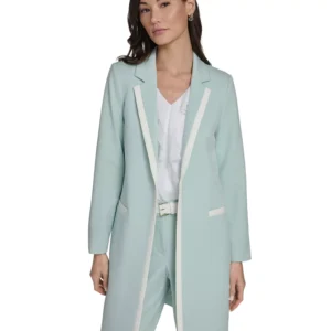 Women's Notch Collar Framed Topper Jacket
